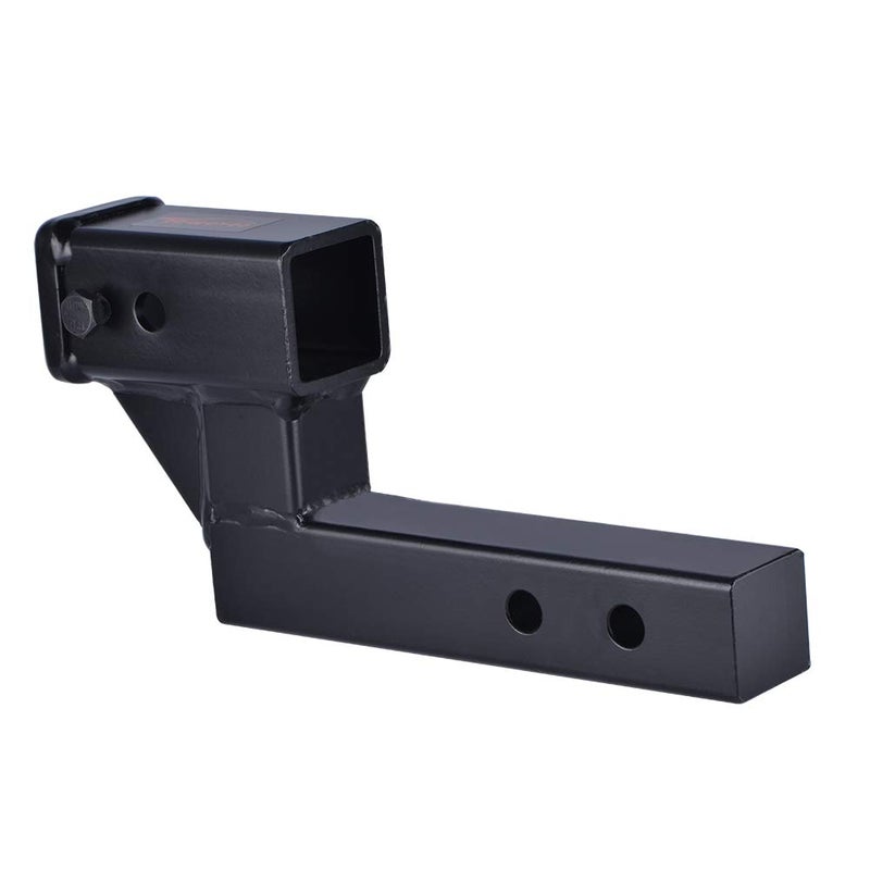 Towever 84122 Receiver Hitch Extender with 4" Drop/Rise, 9" Extension, Hitch Riser Solid Tube (GTW/TW 5000/500 LBS) with Pin and Clip - Image 4